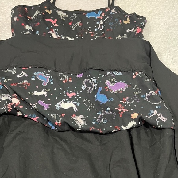 Erin Fetherston for Target Black White Pink Bunny Print Sundress - Picture 3 of 6